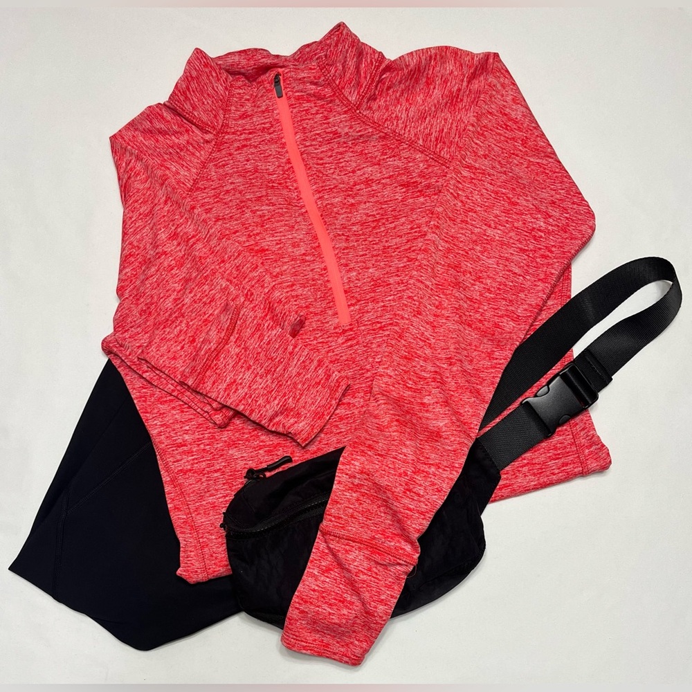 Women’s Medium Tangerine 1/4 Zip Pullover